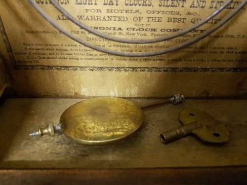 AN EXTREMELY RARE ANTIQUE (LATE 1800's) ANSONIA "GOTHIC" 8 DAY & 30 HOUR STEEPLE MANTLE CLOCK = WOW