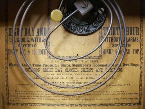 AN EXTREMELY RARE ANTIQUE (LATE 1800's) ANSONIA "GOTHIC" 8 DAY & 30 HOUR STEEPLE MANTLE CLOCK = WOW