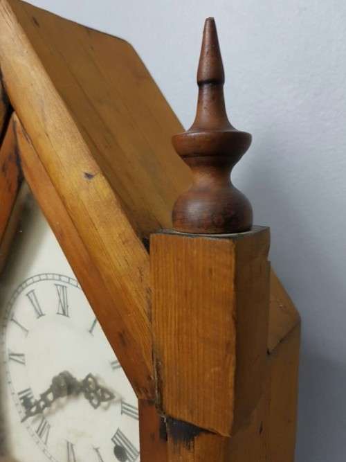 AN EXTREMELY RARE ANTIQUE (LATE 1800's) ANSONIA "GOTHIC" 8 DAY & 30 HOUR STEEPLE MANTLE CLOCK = WOW