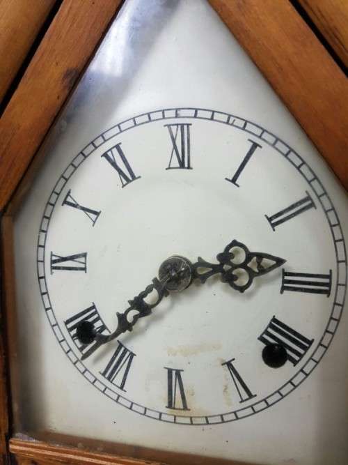 AN EXTREMELY RARE ANTIQUE (LATE 1800's) ANSONIA "GOTHIC" 8 DAY & 30 HOUR STEEPLE MANTLE CLOCK = WOW