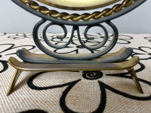 A SPECTACULAR & RARE ART DECO MID-CENTURY DUTCH "ORFAC" CLOCK COMPANY TABLE CLOCK - JUST SERVICED