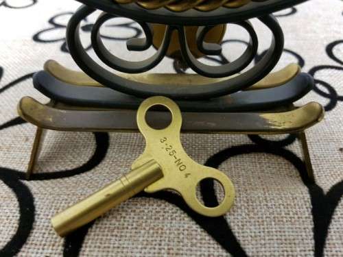 A SPECTACULAR & RARE ART DECO MID-CENTURY DUTCH "ORFAC" CLOCK COMPANY TABLE CLOCK - JUST SERVICED