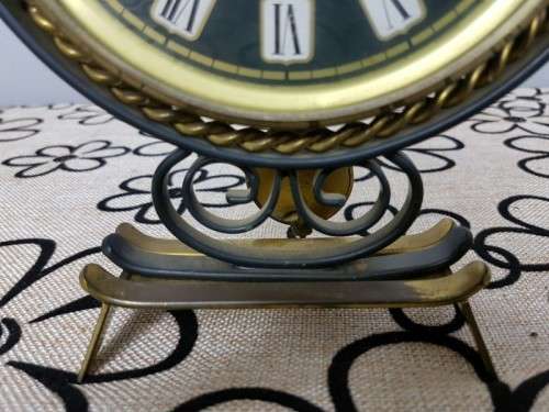 A SPECTACULAR & RARE ART DECO MID-CENTURY DUTCH "ORFAC" CLOCK COMPANY TABLE CLOCK - JUST SERVICED