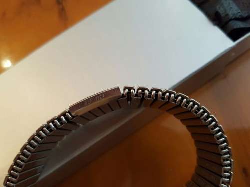 A SPECTACULAR, RARE VINTAGE OMEGA GENEVE AUTOMATIC "BLUE LIZARD" GENTS WRIST WATCH w/ A 558 MOVEMENT