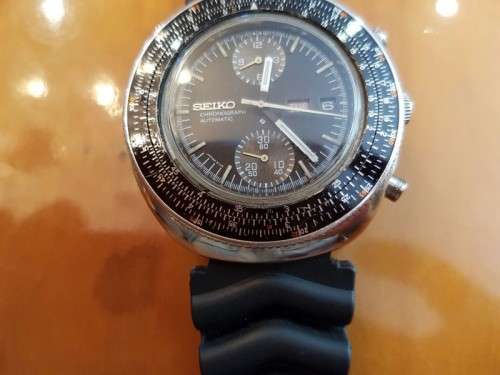 A Stunning & Rare Seiko Chronograph Automatic #6138-7000 Gents Wrist Watch In Great Condition