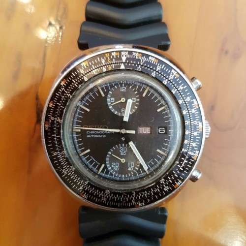 A Stunning & Rare Seiko Chronograph Automatic #6138-7000 Gents Wrist Watch In Great Condition