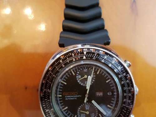 A Stunning & Rare Seiko Chronograph Automatic #6138-7000 Gents Wrist Watch In Great Condition