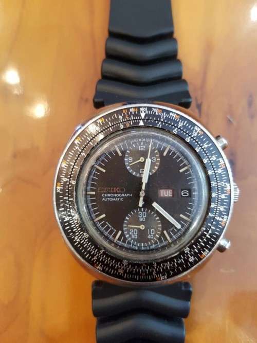 A Stunning & Rare Seiko Chronograph Automatic #6138-7000 Gents Wrist Watch In Great Condition