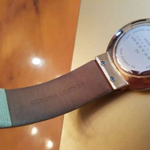 A STUNNING DANISH MADE "SKAGEN" ROSE GOLD DIAL #SKW2165 LADIES STAINLESS STEEL WATCH WITH DIAMANTE