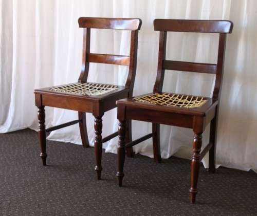 A STUNNING COLLECTION OF 6x SOLID IMBUIA "RIEMPIE" DINING CHAIRS IN FANTASTIC CONDITION bid/chair