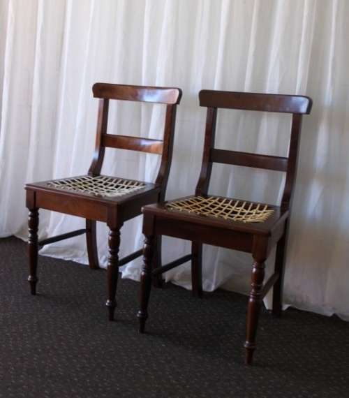 A STUNNING COLLECTION OF 6x SOLID IMBUIA "RIEMPIE" DINING CHAIRS IN FANTASTIC CONDITION bid/chair