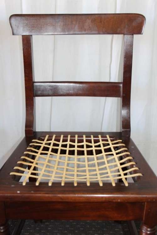 A STUNNING COLLECTION OF 6x SOLID IMBUIA "RIEMPIE" DINING CHAIRS IN FANTASTIC CONDITION bid/chair