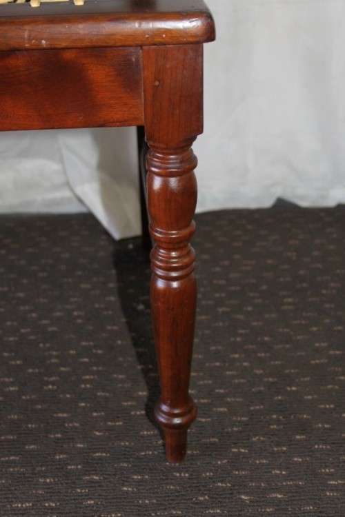 A STUNNING COLLECTION OF 6x SOLID IMBUIA "RIEMPIE" DINING CHAIRS IN FANTASTIC CONDITION bid/chair