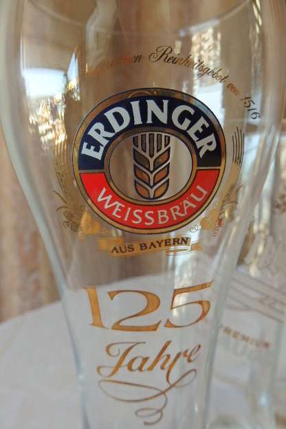 **RS17** A wonderful collection of seven branded beer/ draught glasses in great condition