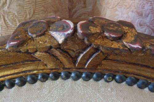 A FABULOUS LOUIS XVI OVAL BACK REVIVAL ARMCHAIR w/ INCREDIBLE CARVED DETAIL IN AMAZING CONDITION