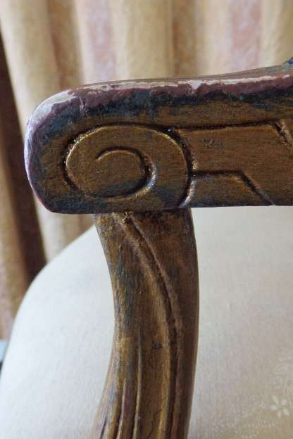 A FABULOUS LOUIS XVI OVAL BACK REVIVAL ARMCHAIR w/ INCREDIBLE CARVED DETAIL IN AMAZING CONDITION