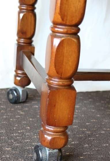 AN AMAZING RETRO (c1970's) WOODEN CABINET ON ITS ORIGINAL CASTORS WITH AWESOME RELIEF DETAILING