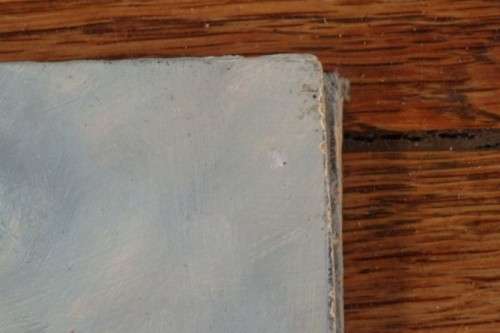 AN EXQUISITELY PAINTED ORIGINAL K.J FOURE OIL ON BOARD LANDSCAPE PAINTING OF A ''DUTCH COTTAGE''