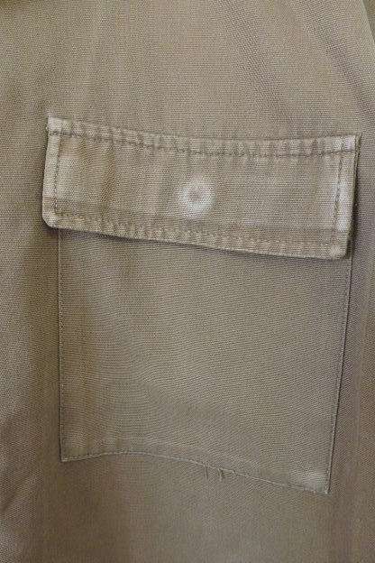 AN AWESOME SHORT SLEEVE OLIVE GREEN MILITARY SHIRT IN AMAZING CONDITION!!