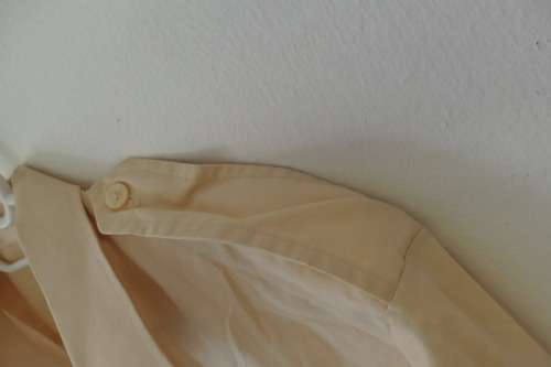 A SUPERB LONG SLEEVE BEIGE MILITARY SHIRT IN REMARKABLE CONDITION!!