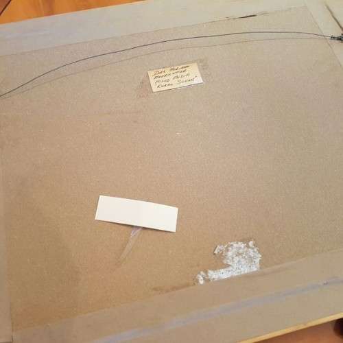 An incredible original signed & framed Dirk Adriaan Meerkotter mixed media "rural scene" painting