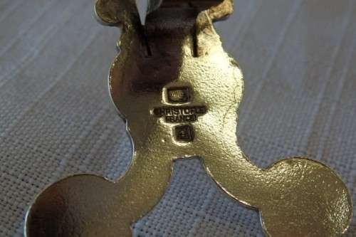 2x magnificent Christofle "Coquille Vendome Shell" Porte Couteaux silver plated knife rests | RS17