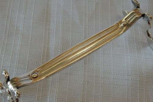 2x magnificent Christofle "Coquille Vendome Shell" Porte Couteaux silver plated knife rests | RS17