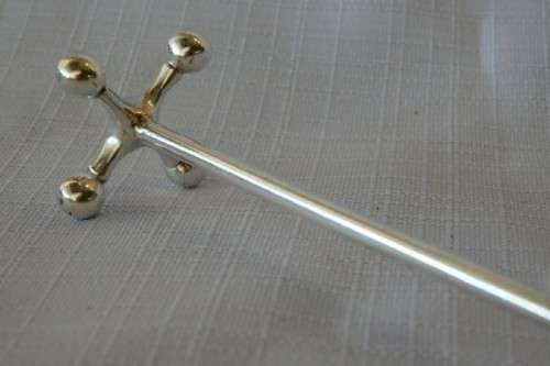 9x SPECTACULAR RARE ANTIQUE GERMAN KOCH & BERGFELD 800 SILVER JACK ENDED KNIFE RESTS! price/each