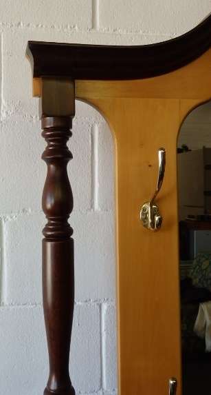 An absolutely magnificent tall Yellow wood and Imbuia hall stand in pristine condition!!!