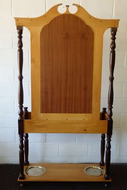 An absolutely magnificent tall Yellow wood and Imbuia hall stand in pristine condition!!!