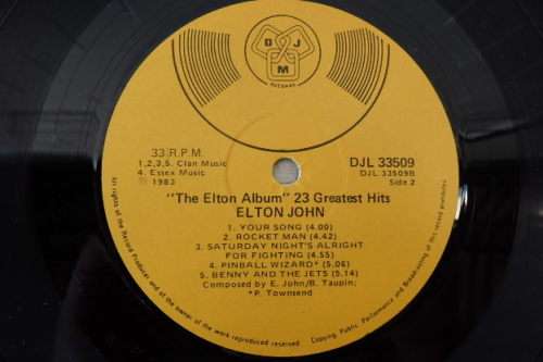 An awesome Elton John "The Elton Album - 23 Greatest Hits" (1983) double vinyl LP