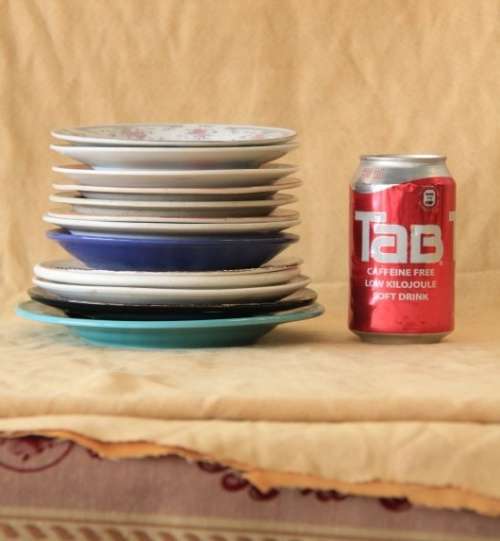 A beautiful collection of assorted porcelain & ceramic saucers & small plates in good condition!!!