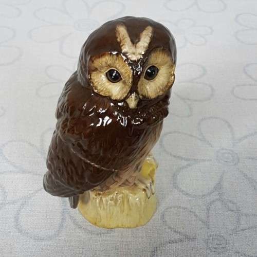 An amazing rare Royal Doulton "Whyte & Mackay Scotch Whiskey" "Tawny Owl" porcelain decanter