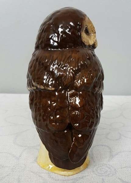 An amazing rare Royal Doulton "Whyte & Mackay Scotch Whiskey" "Tawny Owl" porcelain decanter