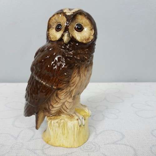 An amazing rare Royal Doulton "Whyte & Mackay Scotch Whiskey" "Tawny Owl" porcelain decanter