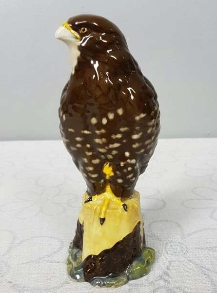 A "SEALED" rare vintage Royal Doulton "Whyte & Mackay Scotch Whiskey" "Buzzard" porcelain decanter