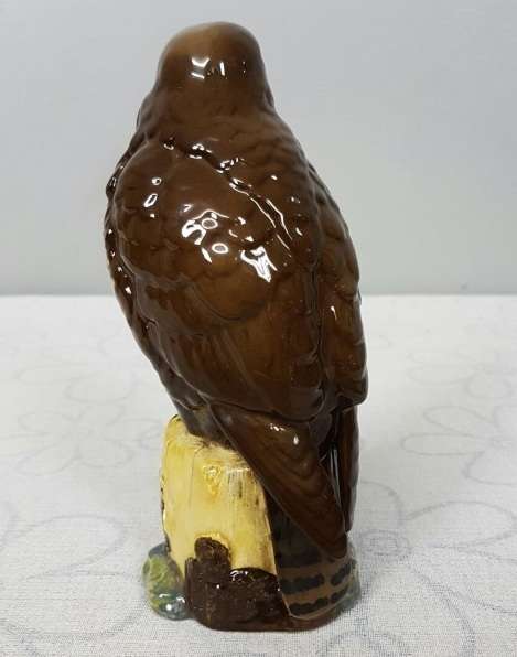 A "SEALED" rare vintage Royal Doulton "Whyte & Mackay Scotch Whiskey" "Buzzard" porcelain decanter
