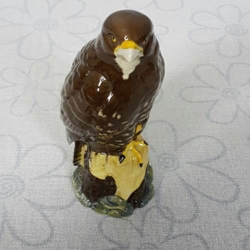 A "SEALED" rare vintage Royal Doulton "Whyte & Mackay Scotch Whiskey" "Buzzard" porcelain decanter