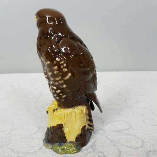 A "SEALED" rare vintage Royal Doulton "Whyte & Mackay Scotch Whiskey" "Buzzard" porcelain decanter