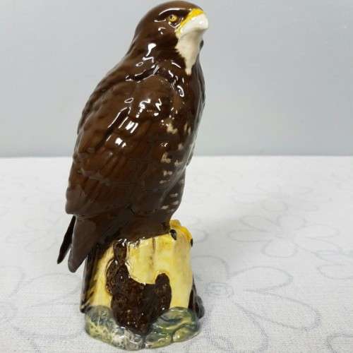 A "SEALED" rare vintage Royal Doulton "Whyte & Mackay Scotch Whiskey" "Buzzard" porcelain decanter