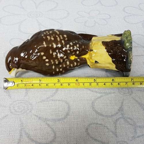 A "SEALED" rare vintage Royal Doulton "Whyte & Mackay Scotch Whiskey" "Buzzard" porcelain decanter