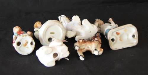 A beautiful job-lot of assorted ceramic figurines including a porcelain deer, puppy and more