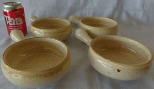A beautiful job-lot of assorted stoneware crockery including soup bowls, boats, goblets and more