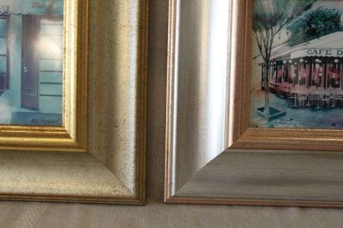 3x fabulously framed and signed Mike Fitzpatrick "French Series" prints - bid/print