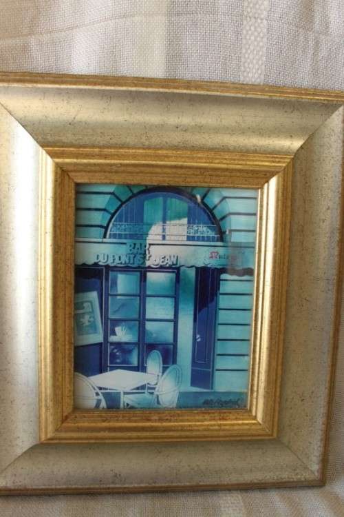 3x fabulously framed and signed Mike Fitzpatrick "French Series" prints - bid/print