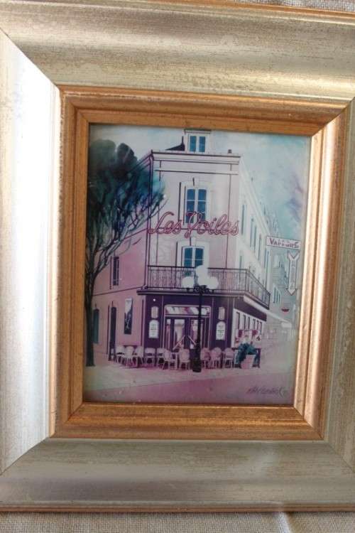 3x fabulously framed and signed Mike Fitzpatrick "French Series" prints - bid/print