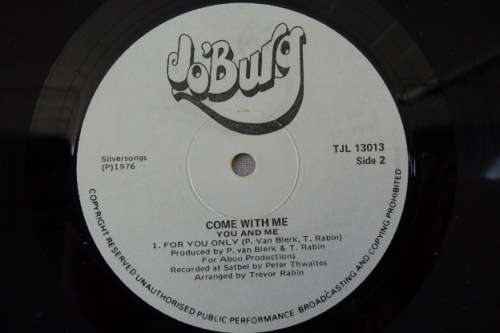 An incredible rare You and Me "Come With Me" (1976) vinyl LP in spectacular condition