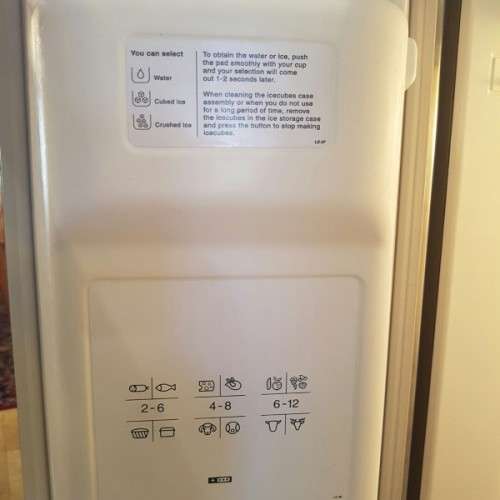 An awesome Bosch #Kan58A70 stainless steel side-by-side fridge/ freezer with water & ice dispenser