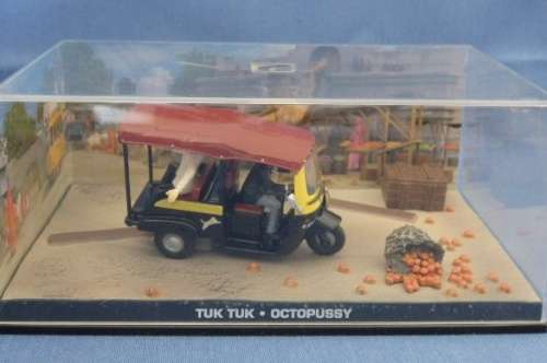 An awesome James Bond 007 "Tuk Tuk'' die cast model car from the movie "Octopussy''