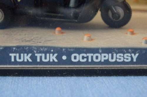 An awesome James Bond 007 "Tuk Tuk'' die cast model car from the movie "Octopussy''